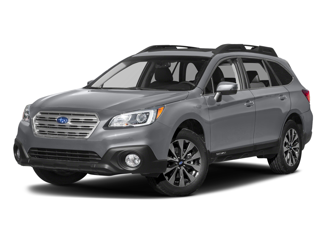 2017 Subaru Outback 2.5i Limited in Ice Silver Metallic — front three-quarter view