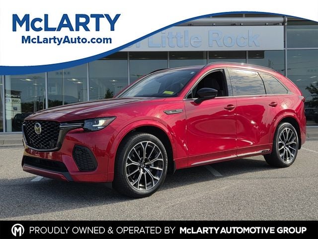2025 Mazda Mazda CX-70 3.3 Turbo S Premium in Soul Red Crystal Metallic — front three-quarter view