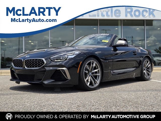 2020 BMW Z4 sDrive M40i in Black Sapphire Metallic — front three-quarter view