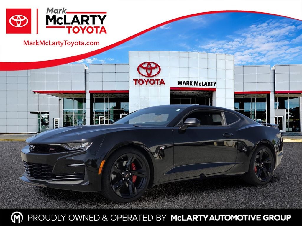 2021 Chevrolet Camaro SS 1SS in Black — front three-quarter view