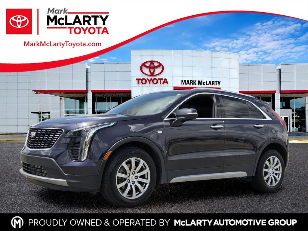 2023 Cadillac XT4 Premium Luxury in Galactic Gray Metallic — front three-quarter view