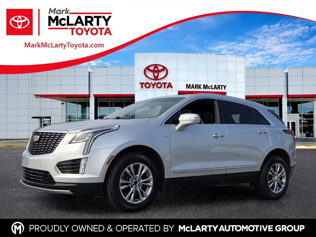 2020 Cadillac XT5 Premium Luxury in Radiant Silver Metallic — front three-quarter view