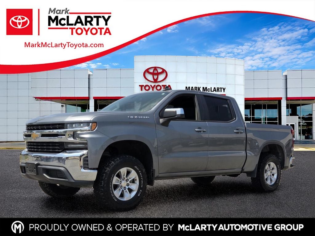 2021 Chevrolet Silverado LT in Satin Steel Metallic — front three-quarter view