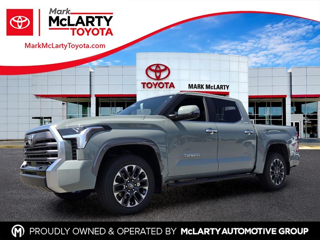 2026 Toyota Tundra Limited in Lunar Rock — front three-quarter view