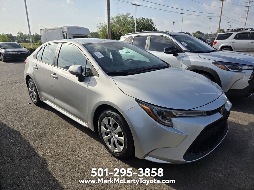 2020 Toyota Corolla — rear three-quarter view