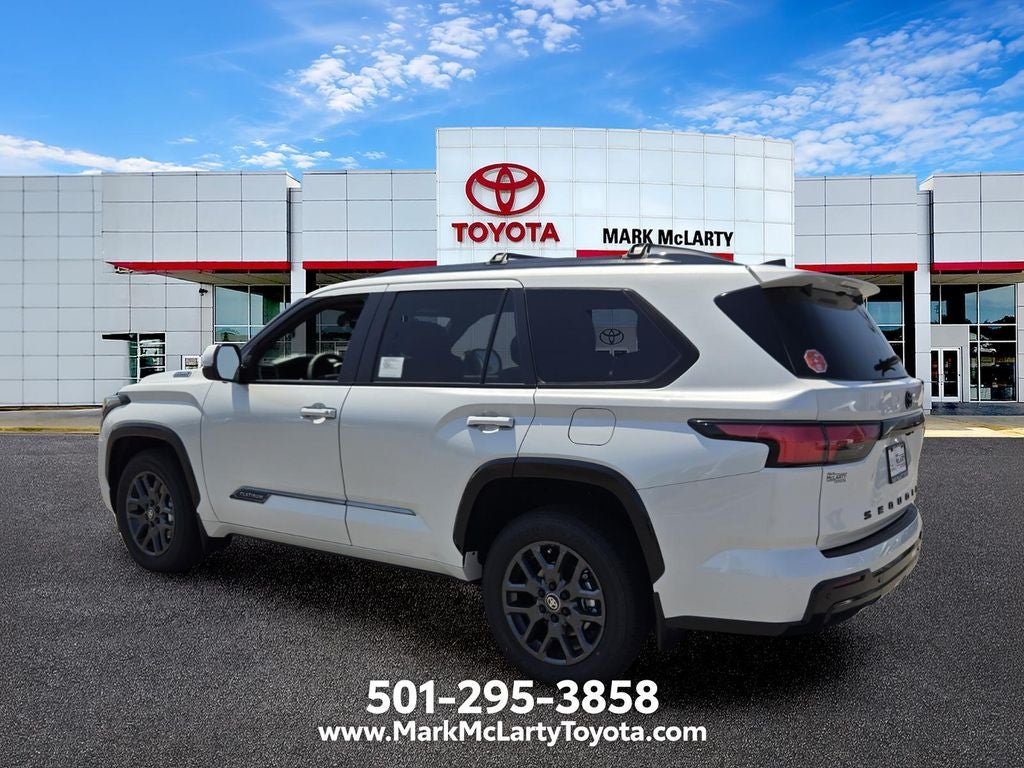 2026 Toyota Sequoia — rear three-quarter view