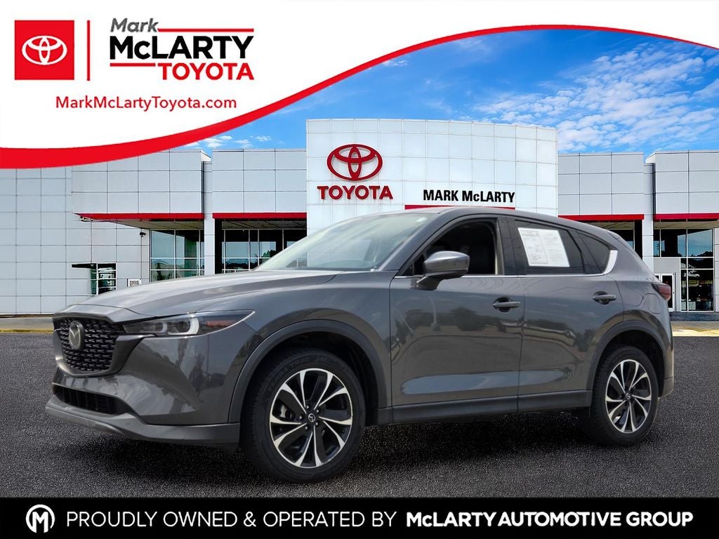 2023 Mazda Mazda CX-5 2.5 S Premium Package in Machine Gray Metallic — front three-quarter view