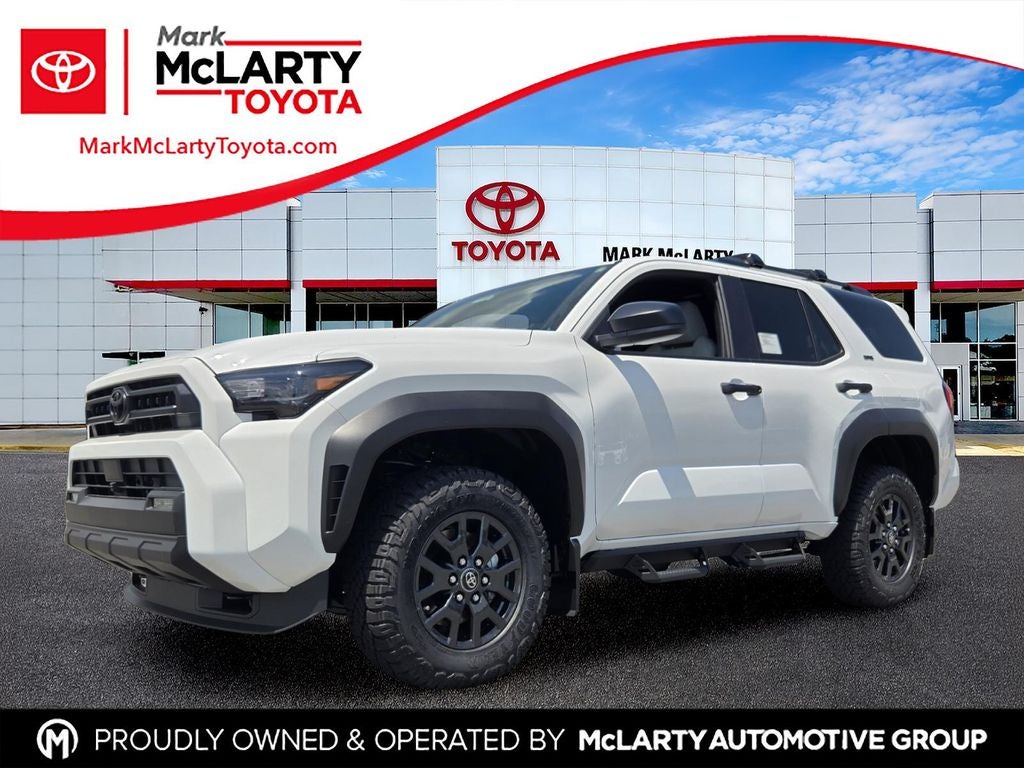 2026 Toyota 4Runner SR5 in Ice Cap — front three-quarter view