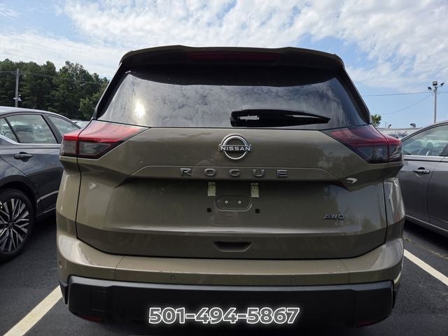 2025 Nissan Rogue — rear three-quarter view