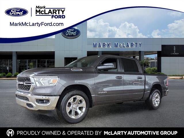 2022 RAM 1500 Big Horn/Lone Star in Granite Crystal Metallic Clearcoat — front three-quarter view