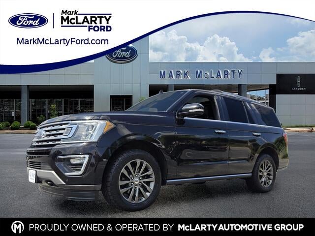 2020 Ford Expedition Limited in Agate Black — front three-quarter view