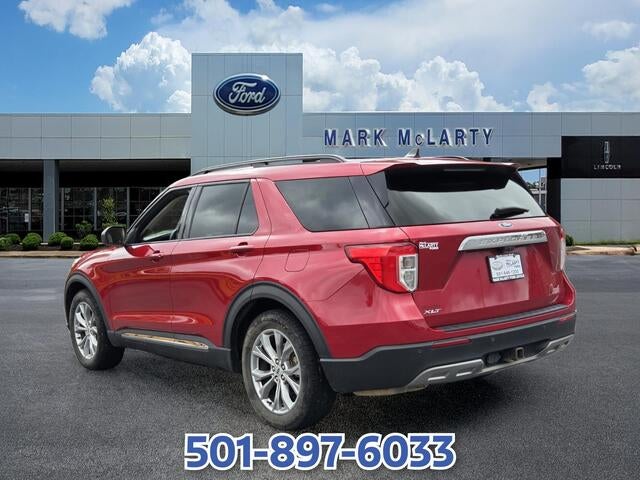 2021 Ford Explorer — rear three-quarter view