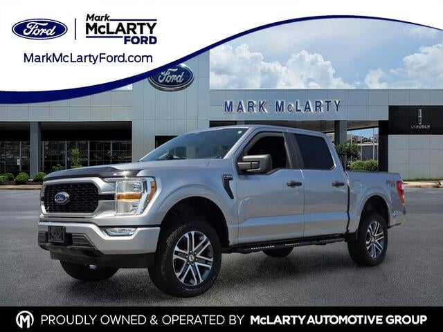 2021 Ford F-150 XL in Iconic Silver Metallic — front three-quarter view