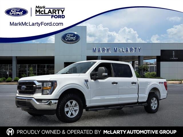 2023 Ford F-150 XLT in Oxford White — front three-quarter view