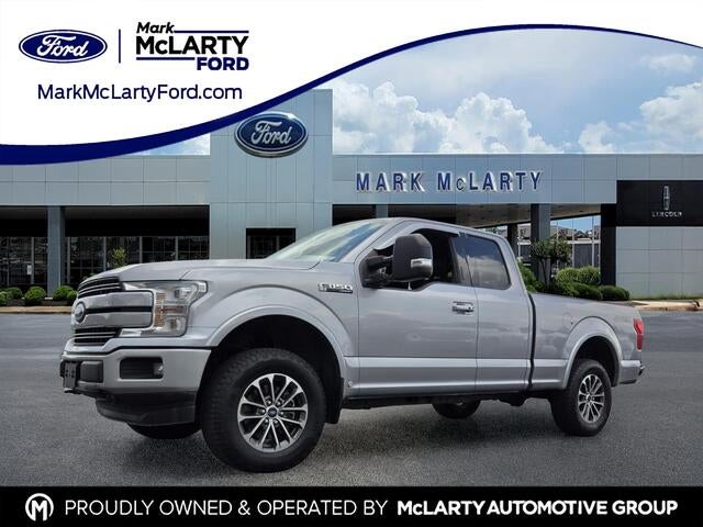 2020 Ford F-150 Lariat in Silver Metallic — front three-quarter view