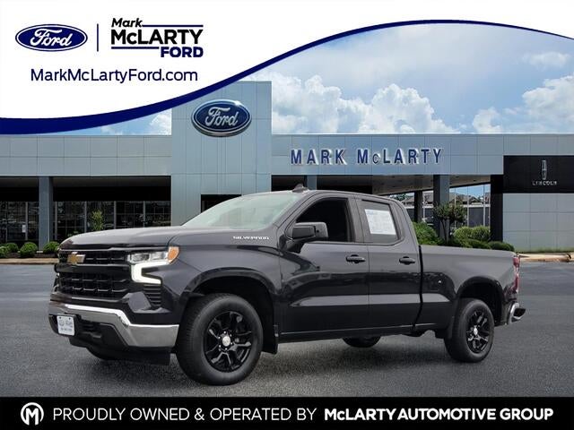 2023 Chevrolet Silverado 1500 LT in Dark Ash Metallic — front three-quarter view
