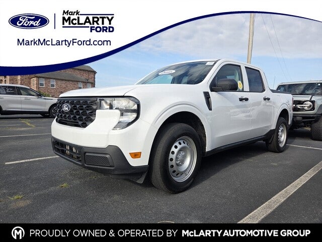 2025 Ford Maverick XL in Oxford White — front three-quarter view