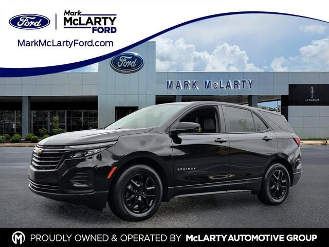 2024 Chevrolet Equinox LS in Mosaic Black Metallic — front three-quarter view
