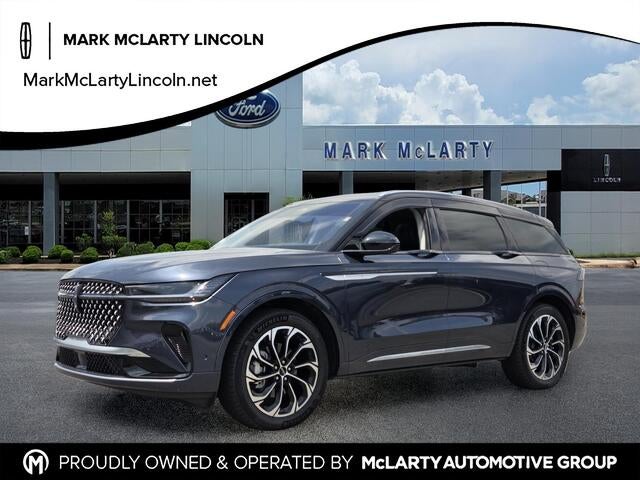 2024 Lincoln Nautilus Reserve in Blue Panther Metallic Clearcoat — front three-quarter view