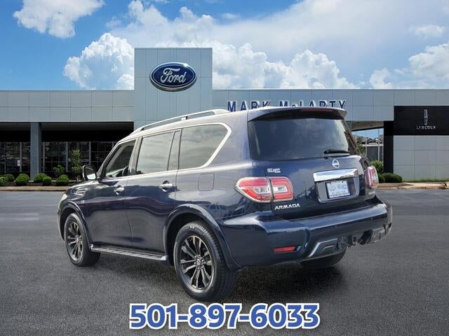 2019 Nissan Armada — rear three-quarter view