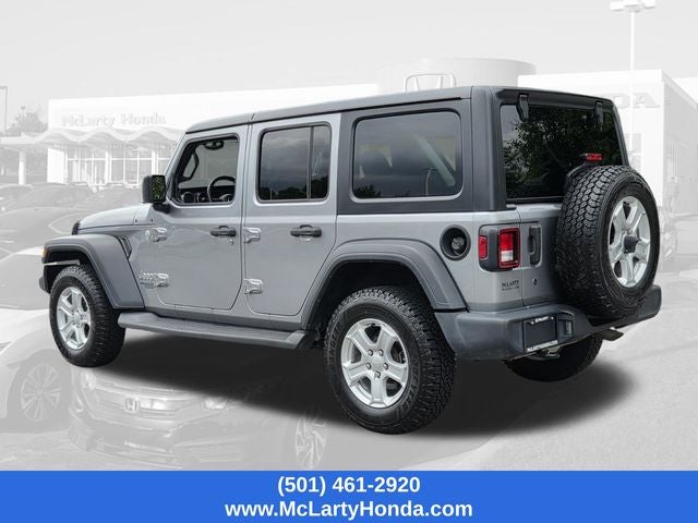 2018 Jeep Wrangler — rear three-quarter view