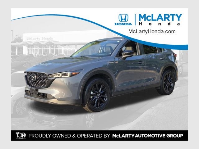 2025 Mazda Mazda CX-5 2.5 S Carbon Edition in Polymetal Gray Metallic — front three-quarter view