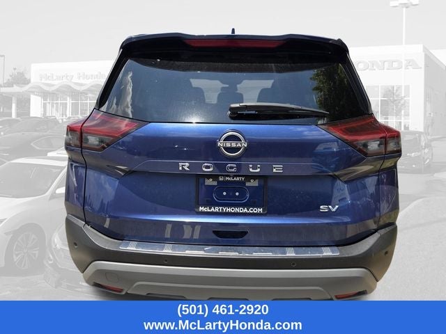 2023 Nissan Rogue — rear three-quarter view