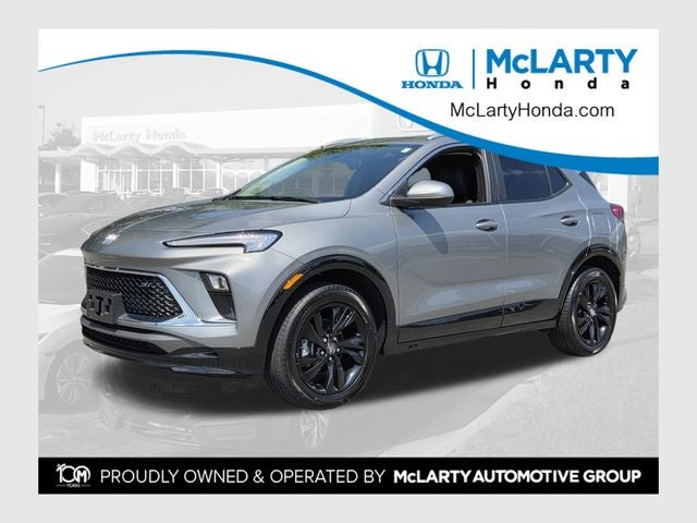 2024 Buick Encore GX Sport Touring in Moonstone Gray Metallic — front three-quarter view