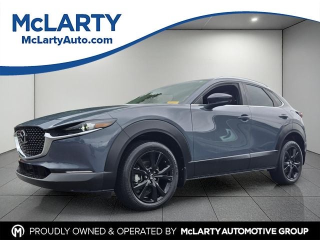 2023 Mazda Mazda CX-30 2.5 S Carbon Edition in Polymetal Gray Metallic — front three-quarter view