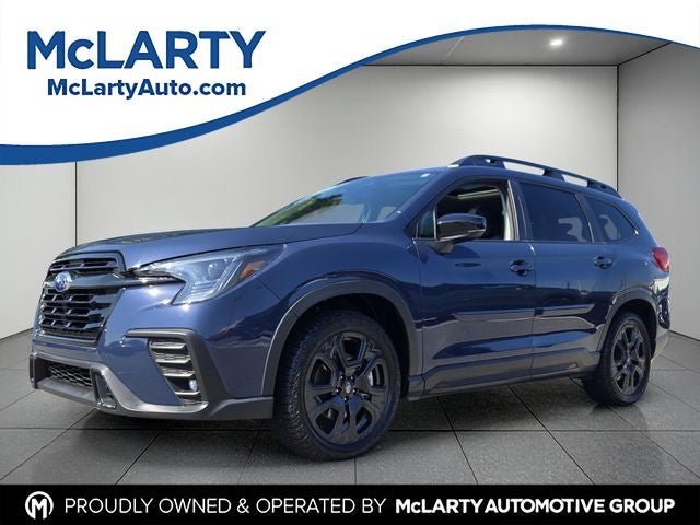 2024 Subaru Ascent Onyx Edition in Cosmic Blue Pearl — front three-quarter view