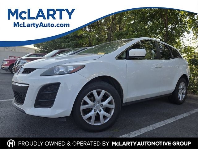 2010 Mazda Mazda CX-7 i Sport in Crystal White Pearl Mica — front three-quarter view