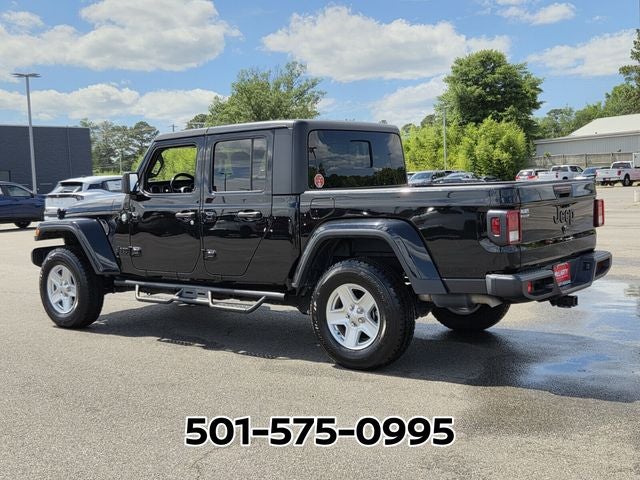 2021 Jeep Gladiator — rear three-quarter view