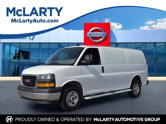2024 GMC Savana 2500 Work Van in Summit White — front three-quarter view