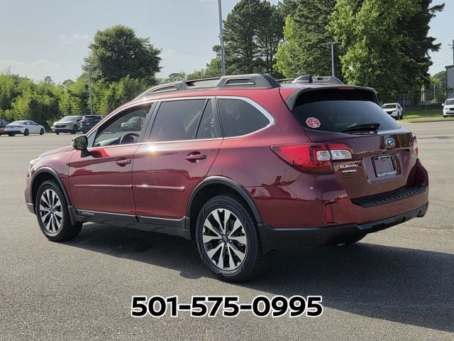 2016 Subaru Outback — rear three-quarter view