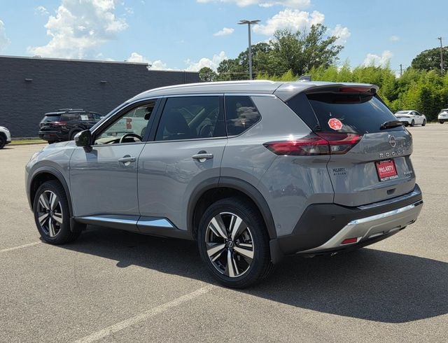 2023 Nissan Rogue — rear three-quarter view