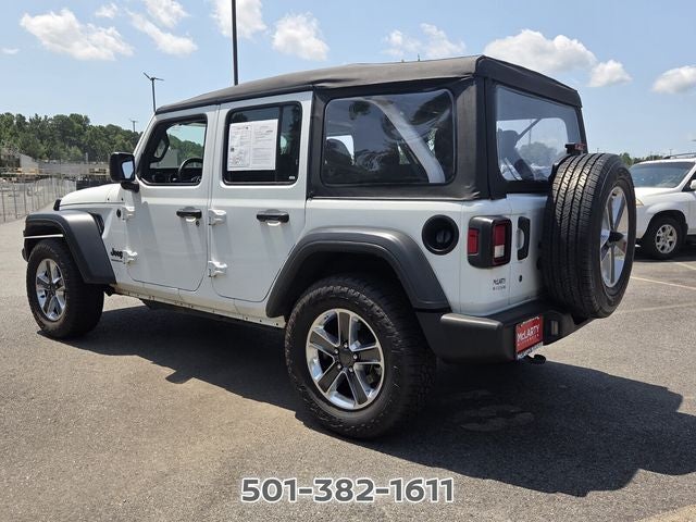 2023 Jeep Wrangler — rear three-quarter view