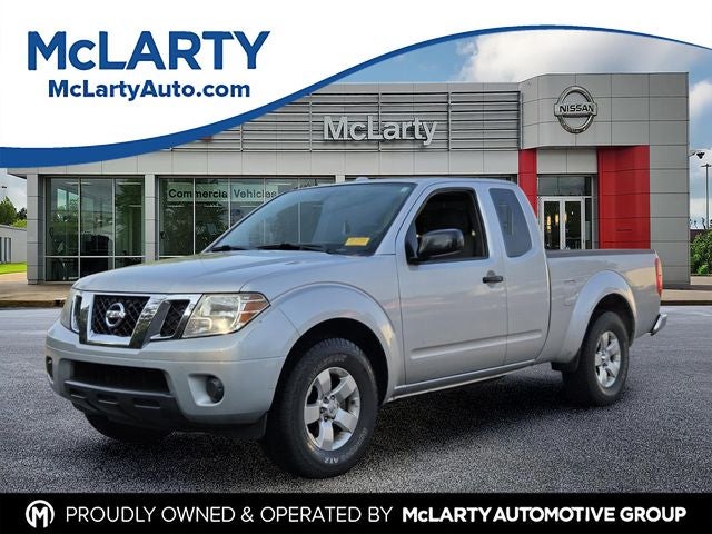 2013 Nissan Frontier SV I4 in Brilliant Silver Metallic — front three-quarter view