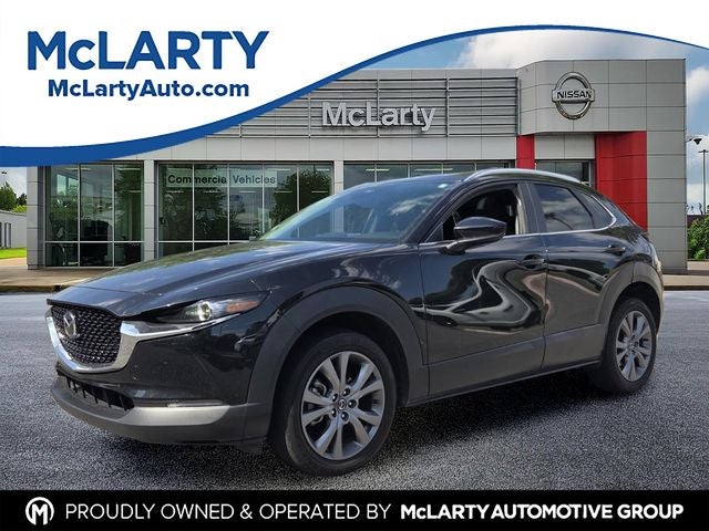 2025 Mazda Mazda CX-30 2.5 S Preferred Package in Jet Black Mica — front three-quarter view