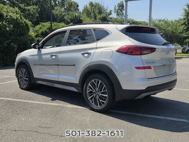 2019 Hyundai Tucson — rear three-quarter view